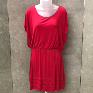 No strings attached red Mini dress
